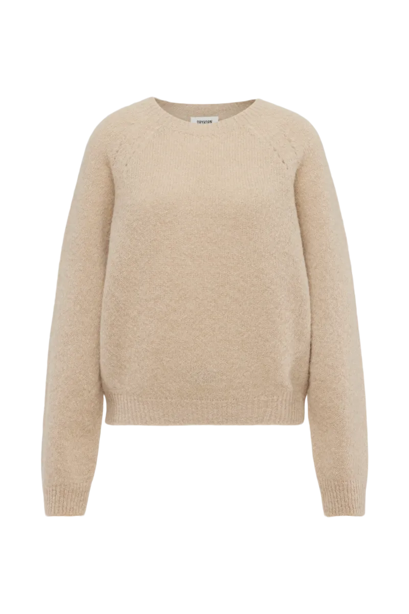 DRYKORN Pullover Pemiri_2 White Pepper