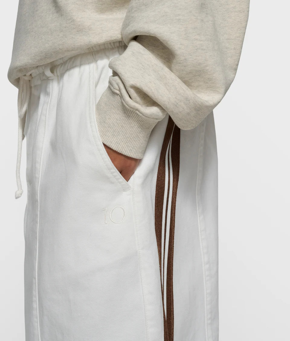 10DAYS AMSTERDAM Wide Tapered Pants Optic White