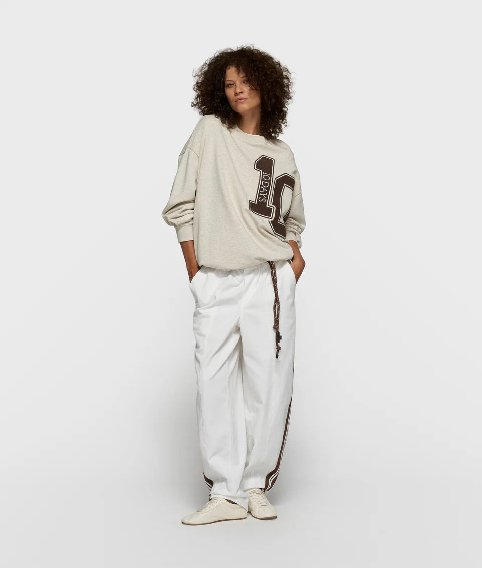 10DAYS AMSTERDAM Wide Tapered Pants Optic White