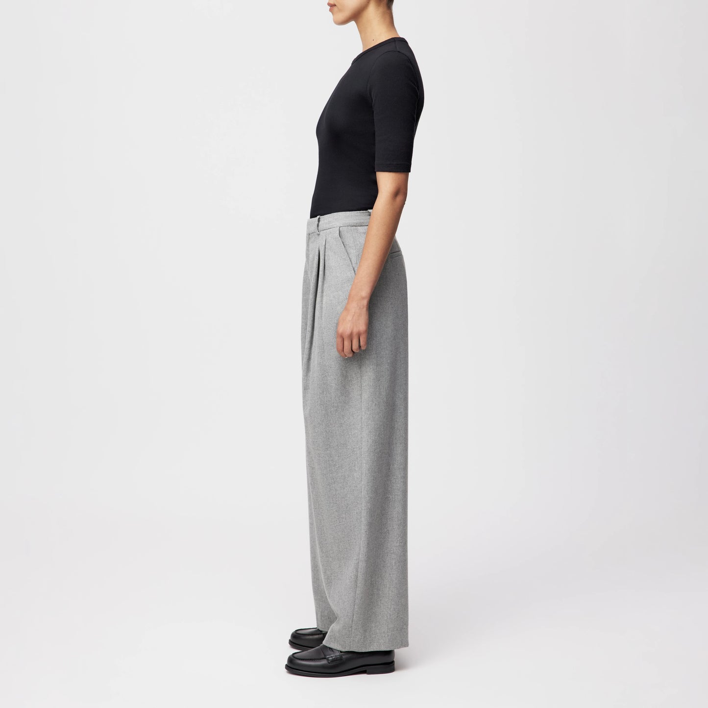 DRYKORN Hose Ink aus Flanell Grey