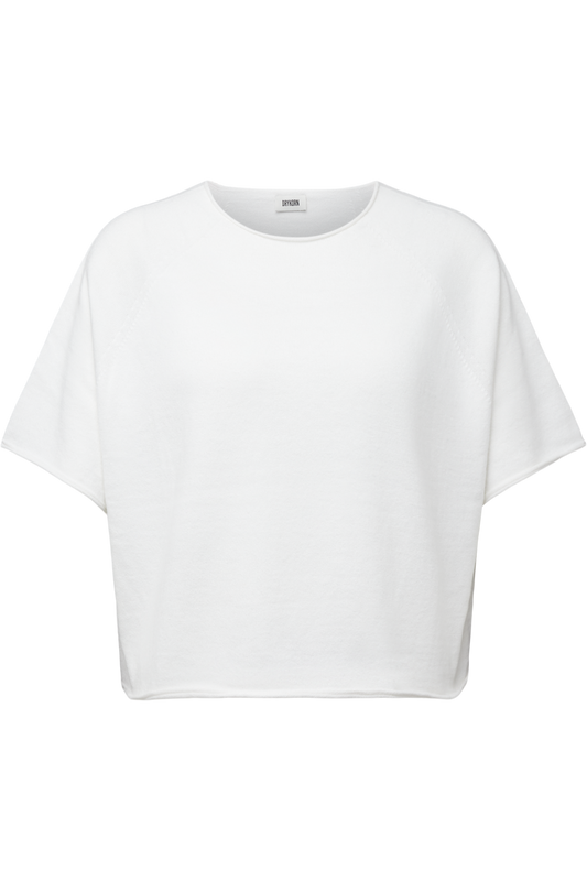 DRYKORN Kurzarmpullover Moeny Ecru