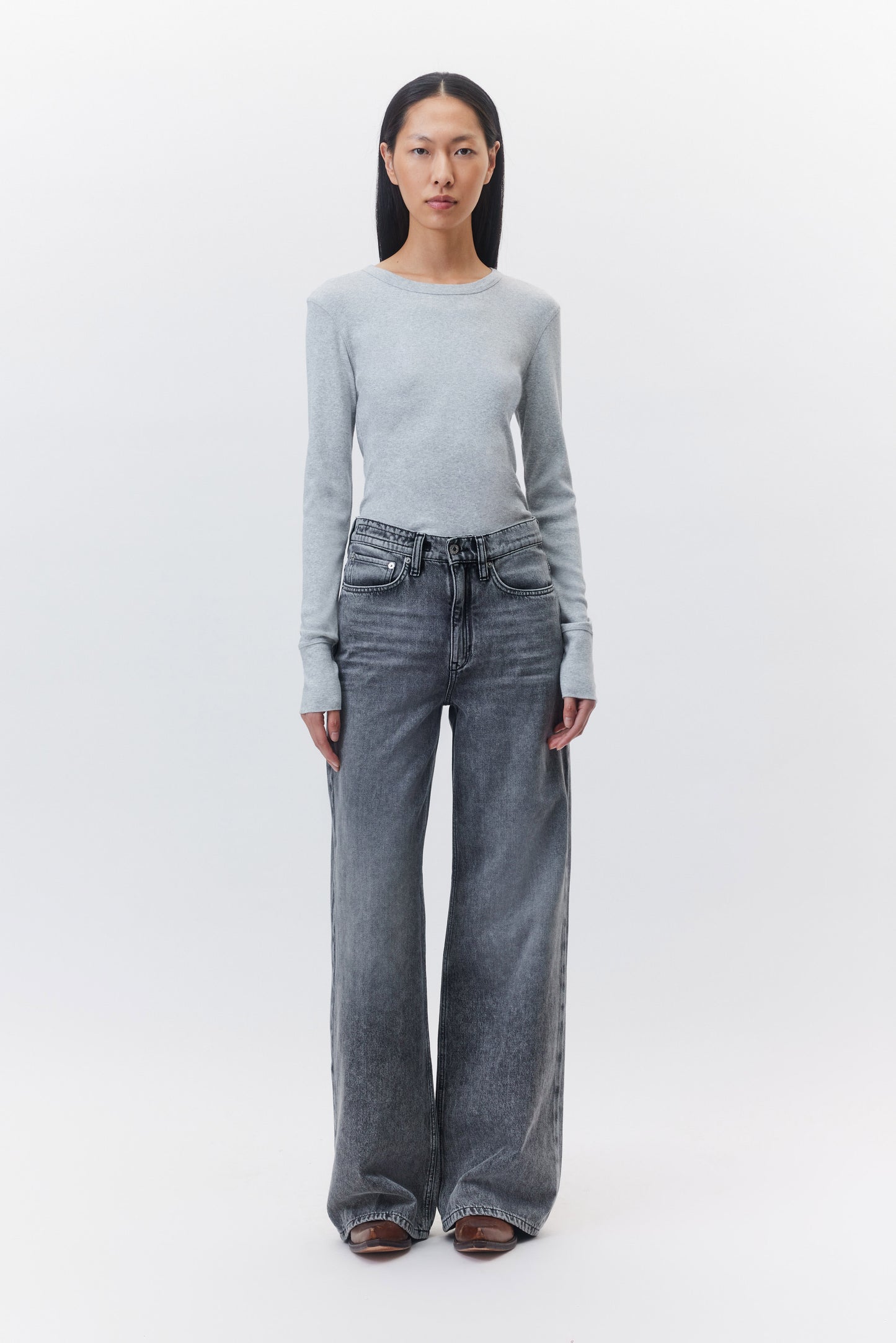 DRYKORN Longsleeve Nurit grau