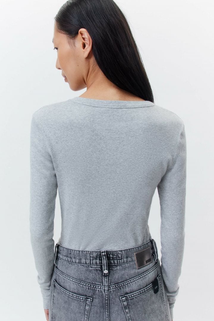 DRYKORN Longsleeve Nurit grau