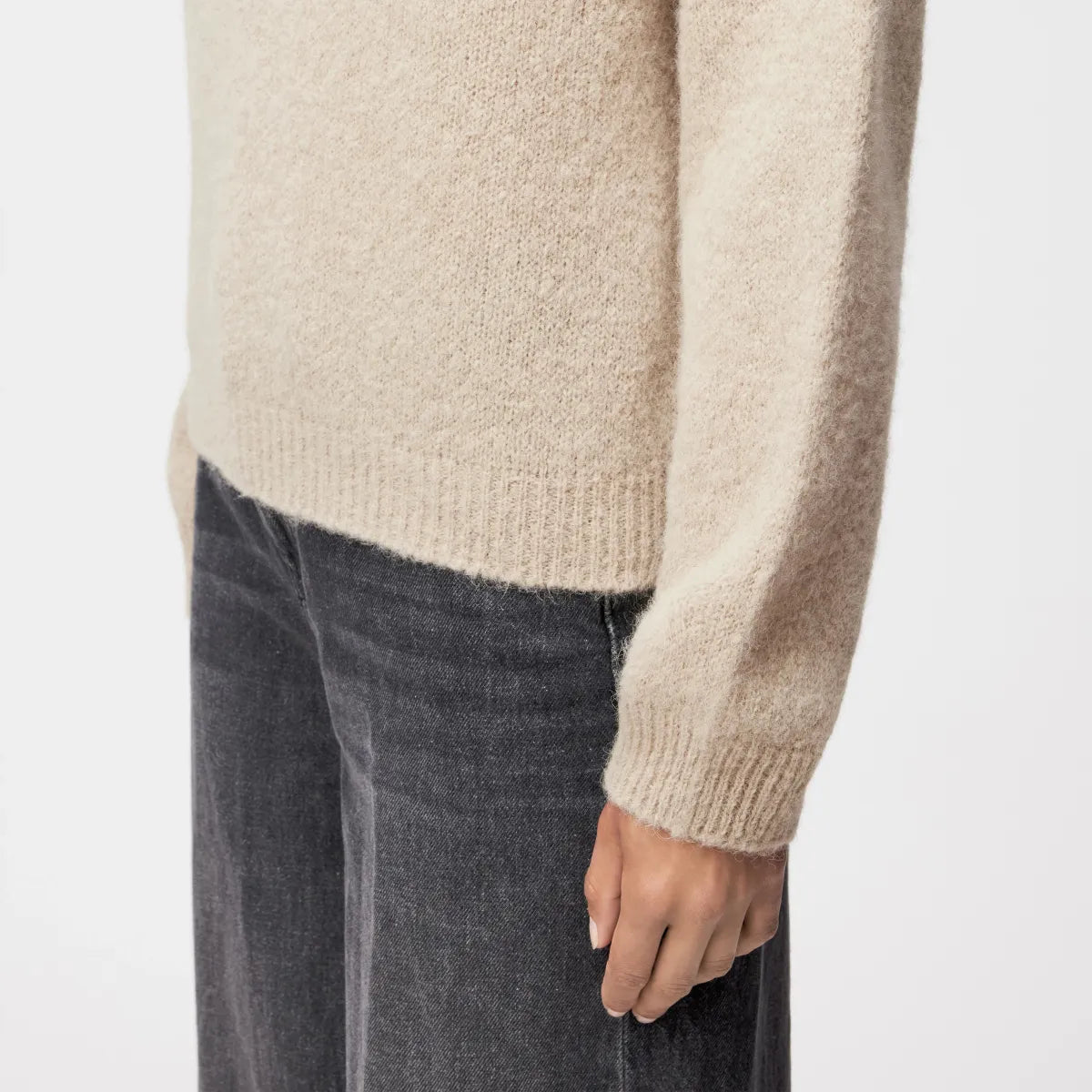 DRYKORN Pullover Pemiri_2 White Pepper
