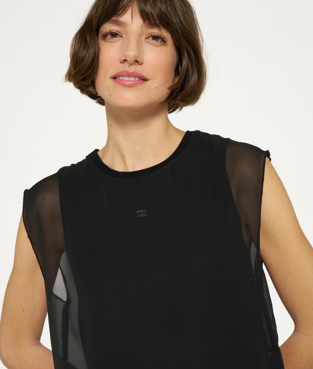 10 DAYS AMSTERDAM Double Layer Top Black