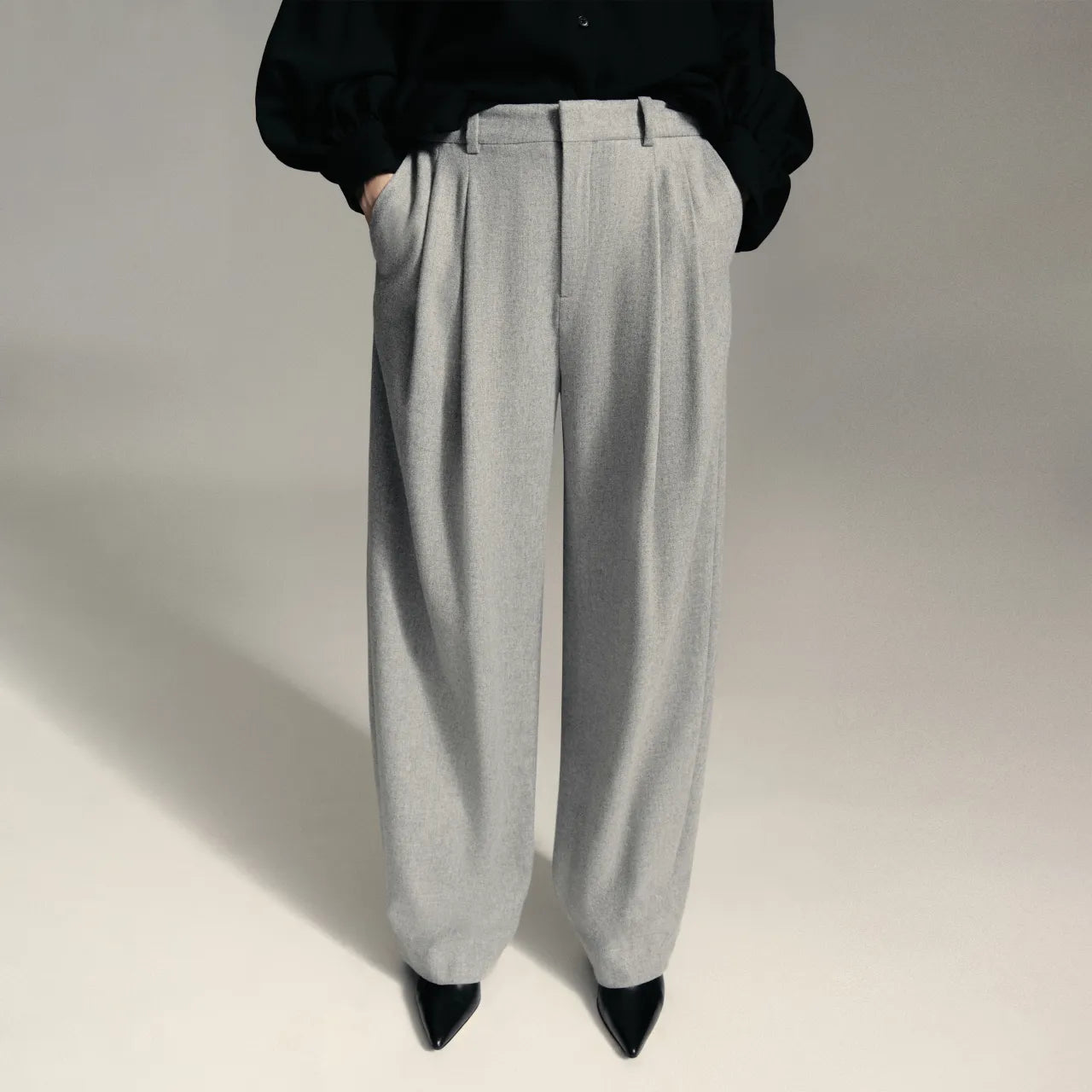 DRYKORN Hose Ink aus Flanell Grey