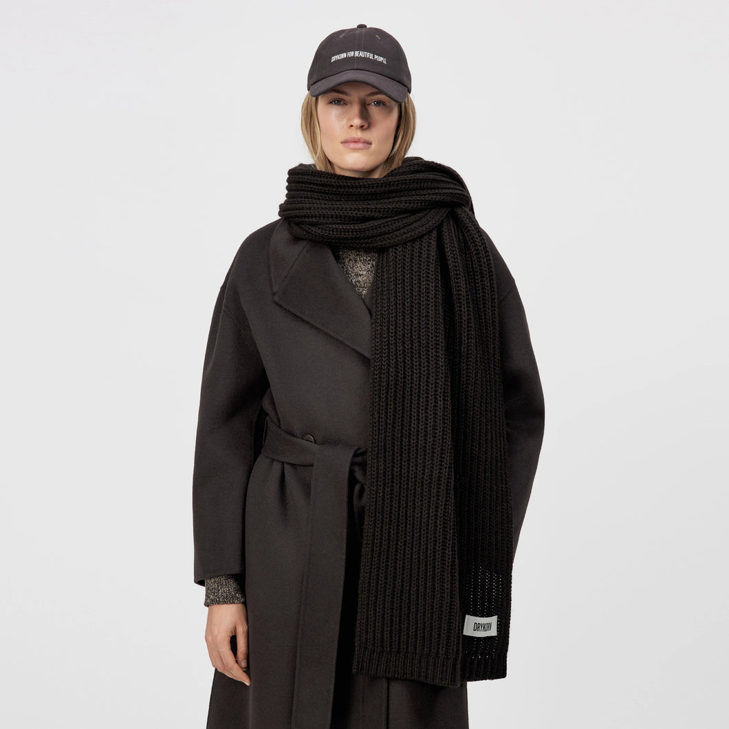 DRYKORN Schal Cronica_3 Dark Chocolate