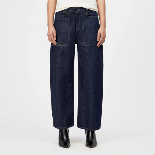 DRYKORN Jeanshose Derive Raw Blue Denim