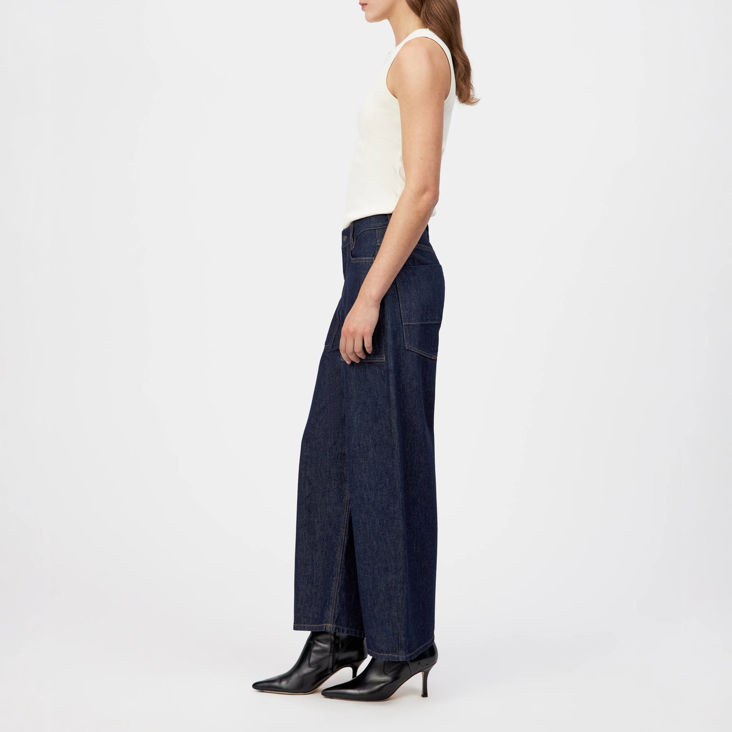DRYKORN Jeanshose Derive Raw Blue Denim