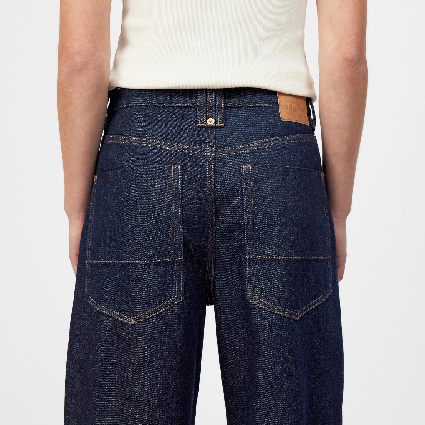 DRYKORN Jeanshose Derive Raw Blue Denim