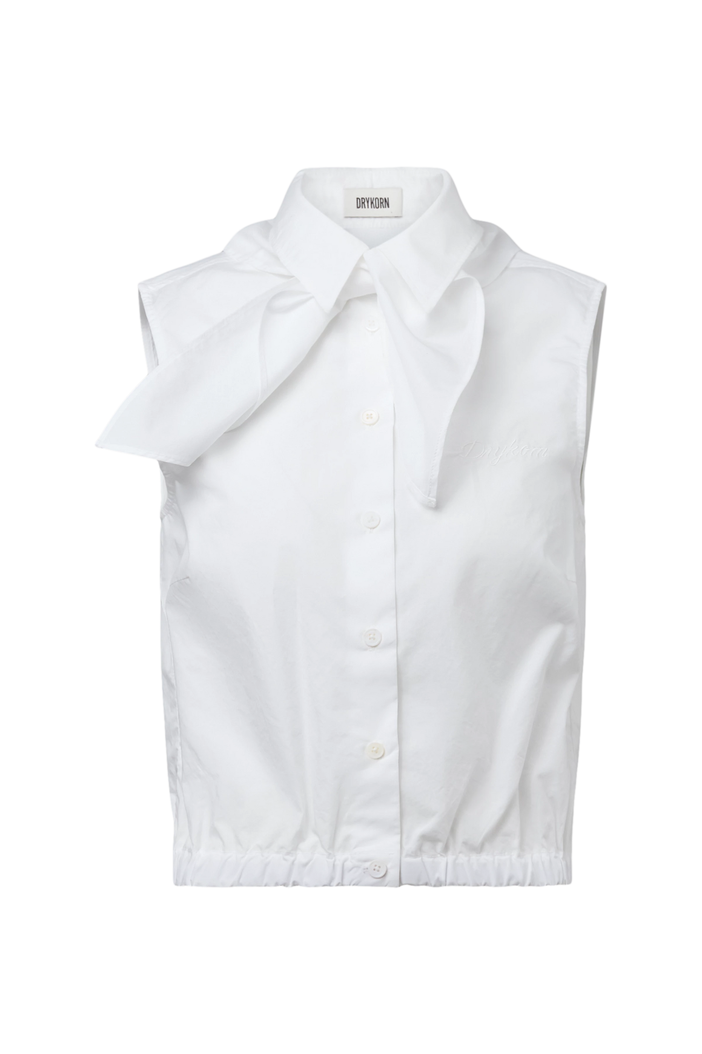 DRYKORN Ärmellose Bluse Tiriel weiß