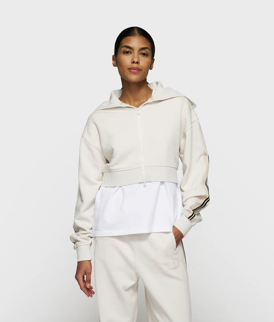 10DAYS AMSTERDAM Cropped Zipped Cardigan