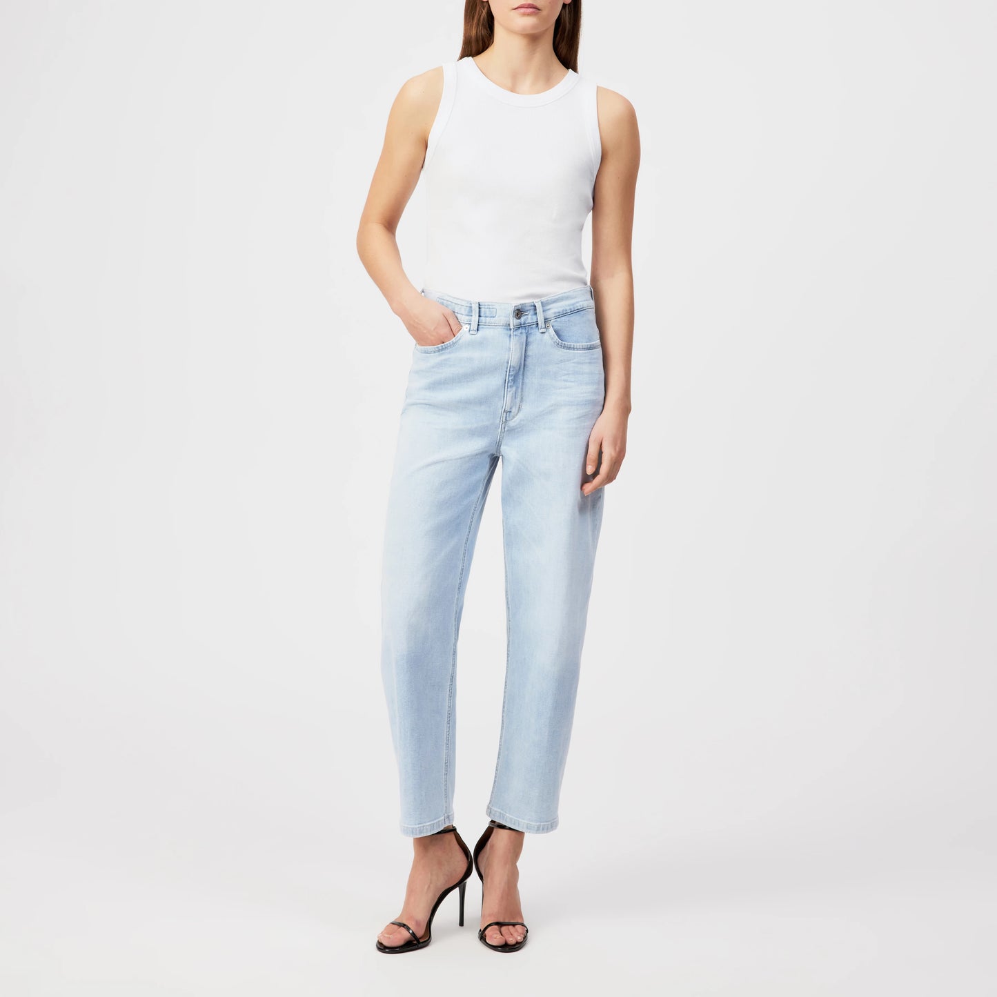 DRYKORN Damen Jeans Flown Light Blue