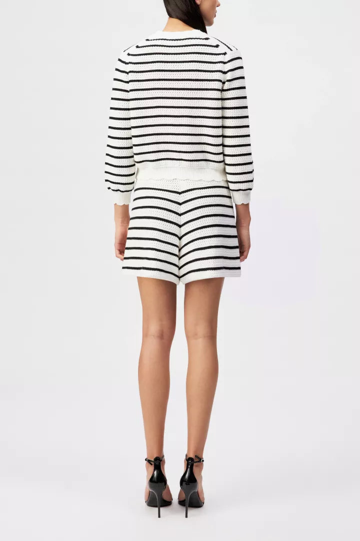 DRYKORN Francy Striped Cardigan Offwhite