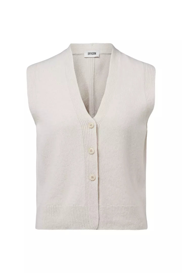 DRYKORN Strickweste Abalia Beige
