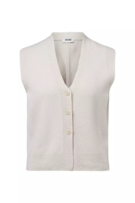 DRYKORN Strickweste Abalia Beige