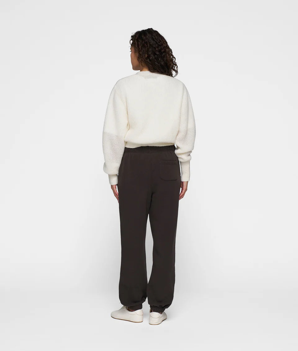 10DAYS AMSTERDAM Cropped Knit Cardigan Ecru