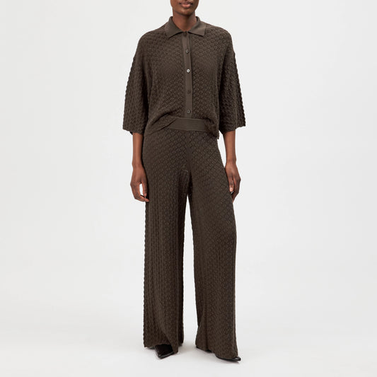 DRYKORN Damen Strickhose Tinko braun
