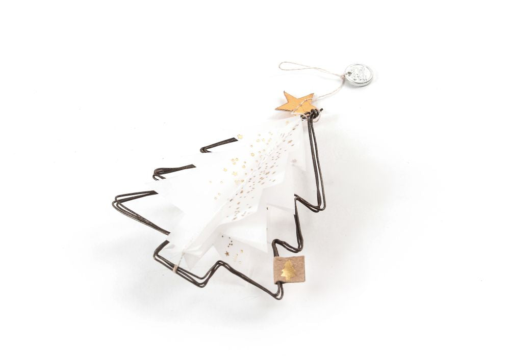 GOOD OLD FRIENDS Winter Transparent Ornament Tanne