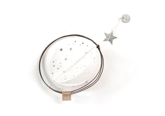 GOOD OLD FRIENDS Winter Transparent Ornament Kugel
