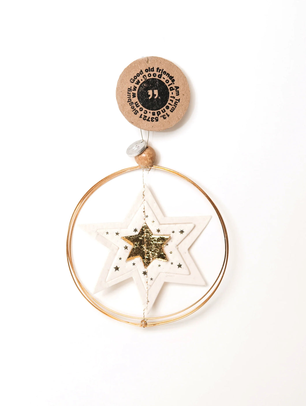 GOOD OLD FRIENDS Goldsternornament Stern mit goldenen Sternen