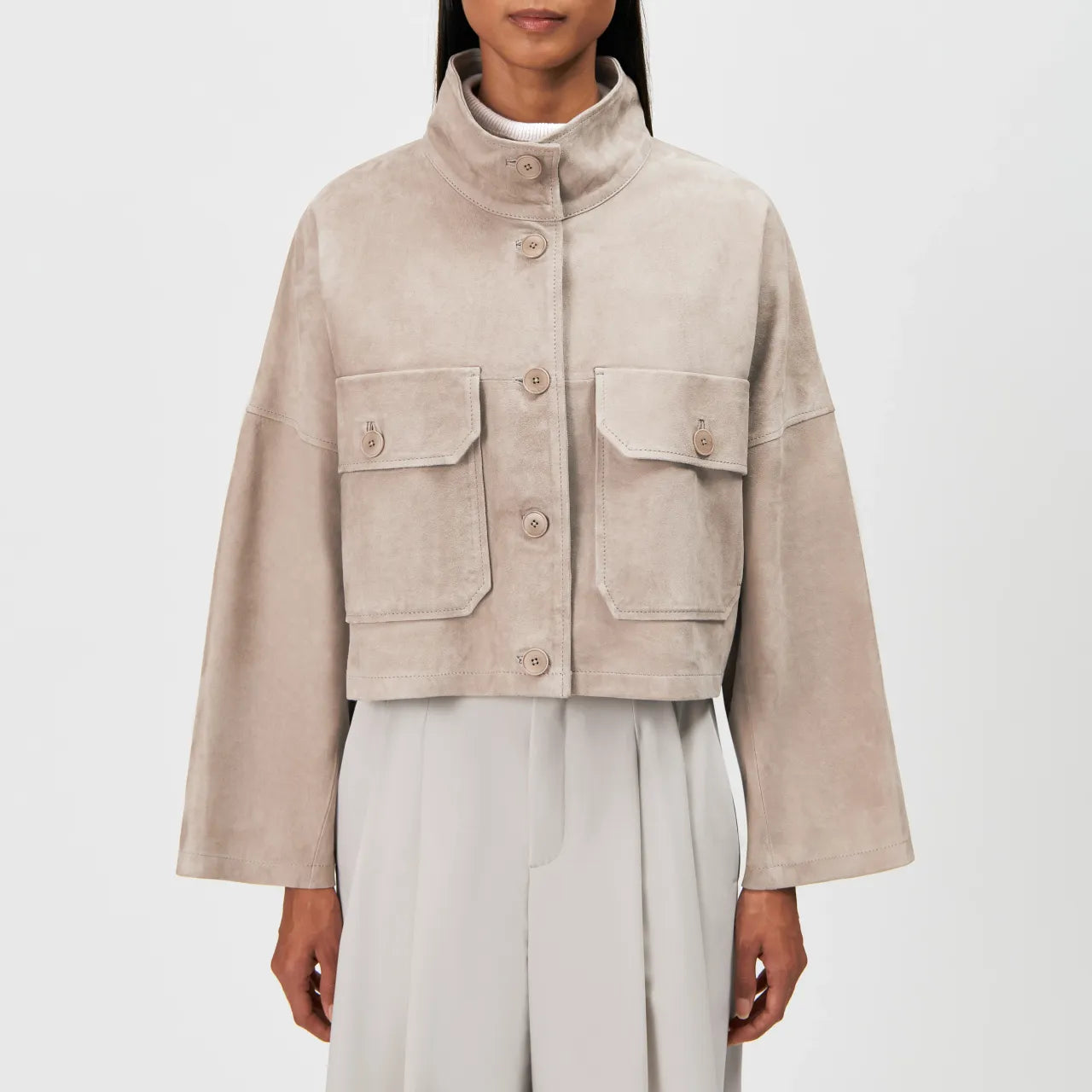 DRYKORN Damen Lederjacke Arklow Winter Twig