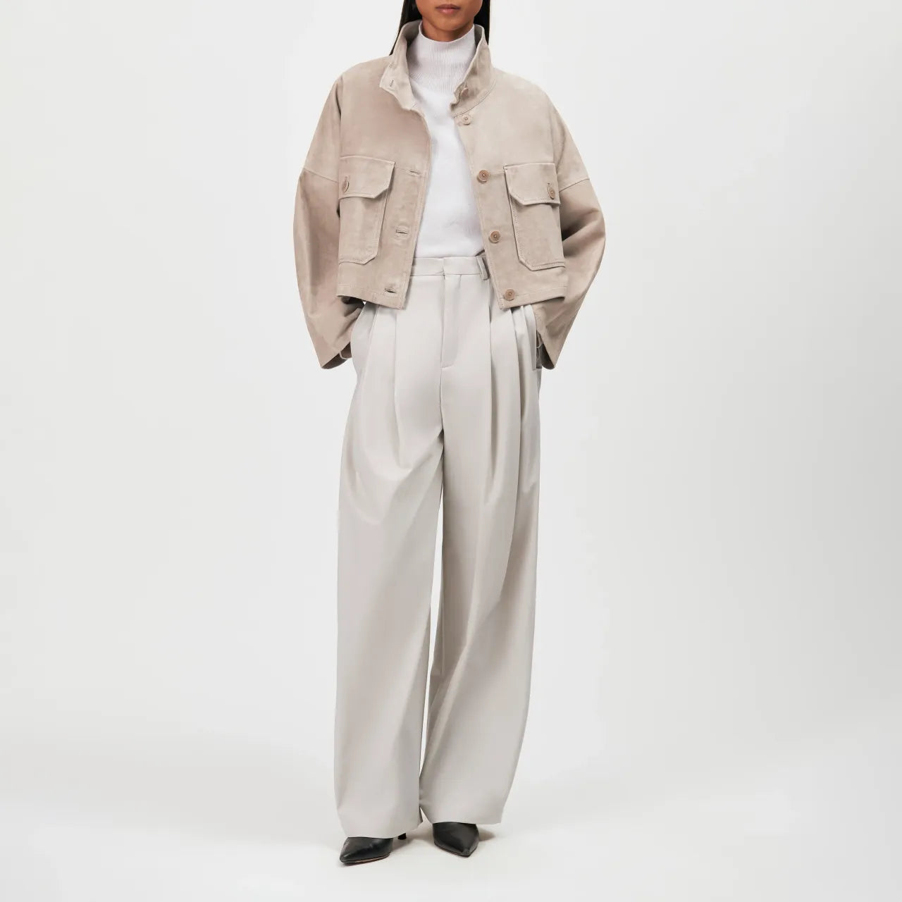 DRYKORN Damen Lederjacke Arklow Winter Twig