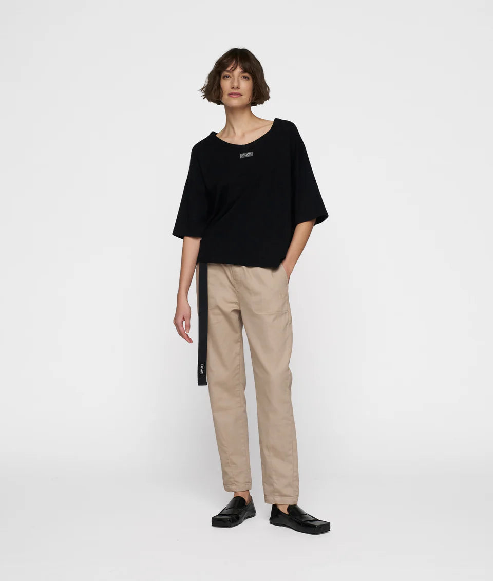 10DAYS AMSTERDAM Belted Pants Jogg Denim Rope
