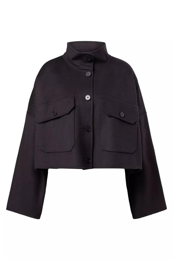 DRYKORN Kurzjacke Arklow in Woll-Doubleface Brown