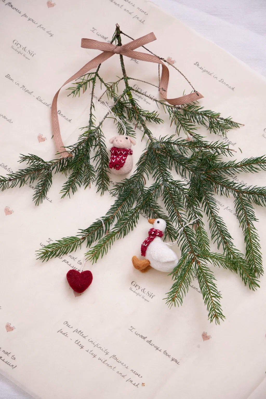 EN GRY & SIF Weihnachtsgans mit Schal