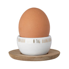 Lade das Bild in den Galerie-Viewer, RÄDER DESIGN Eierbecher mit Unterteller - Guten Appetit
