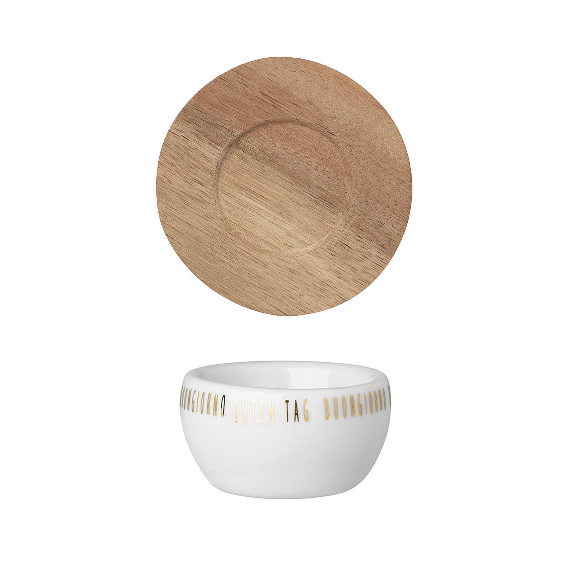 RÄDER DESIGN Eierbecher mit Unterteller - Guten Appetit