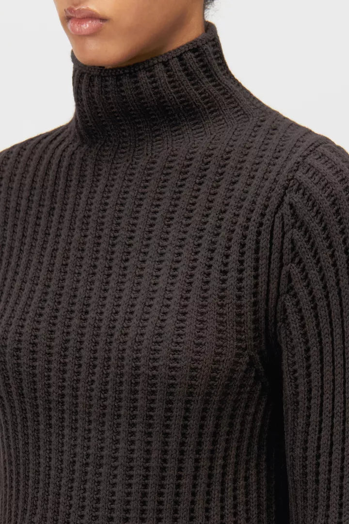 DRYKORN Strickpullover Arwie Dunkelbraun