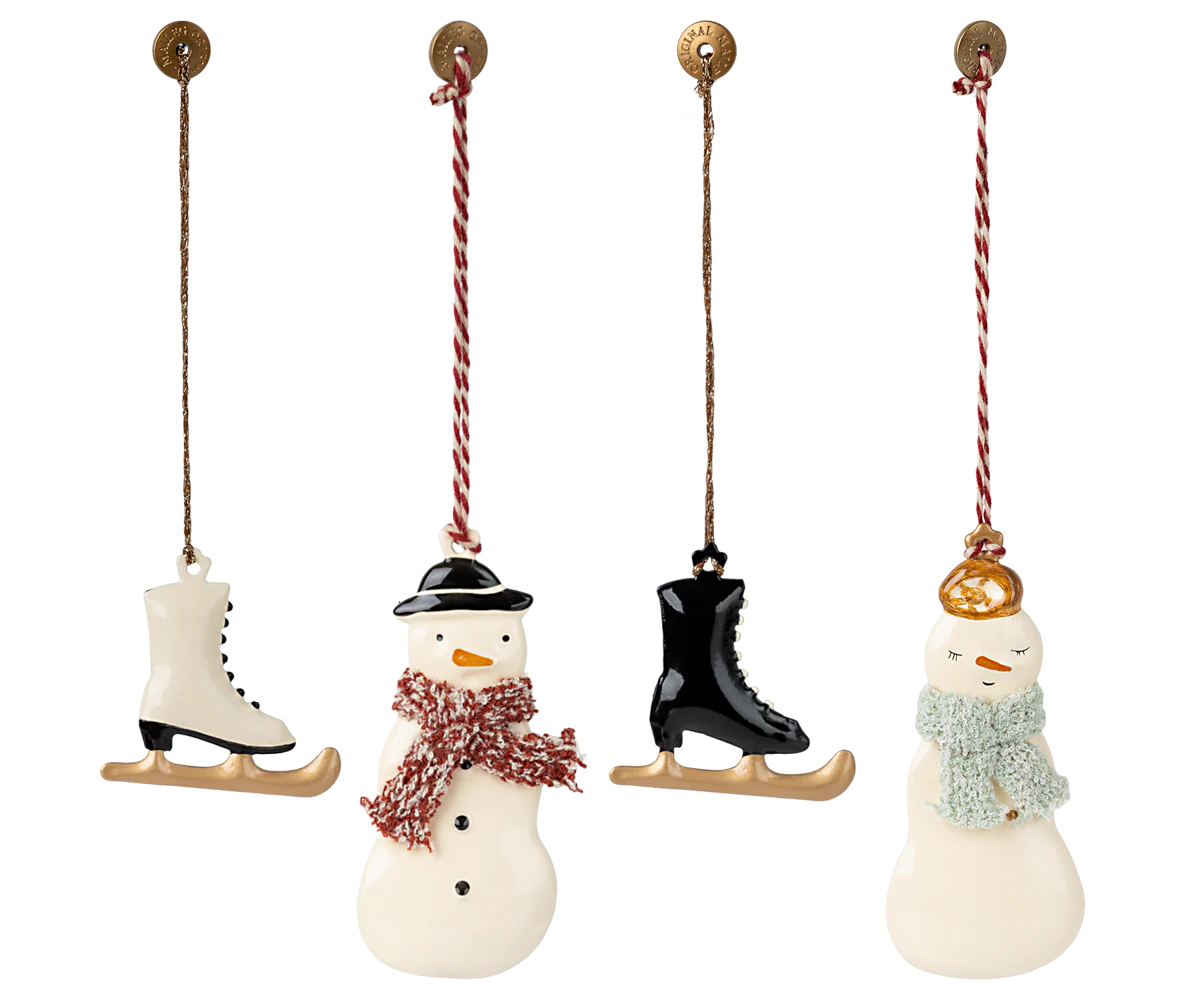 MAILEG Metallornament Set - Winter Wonderland