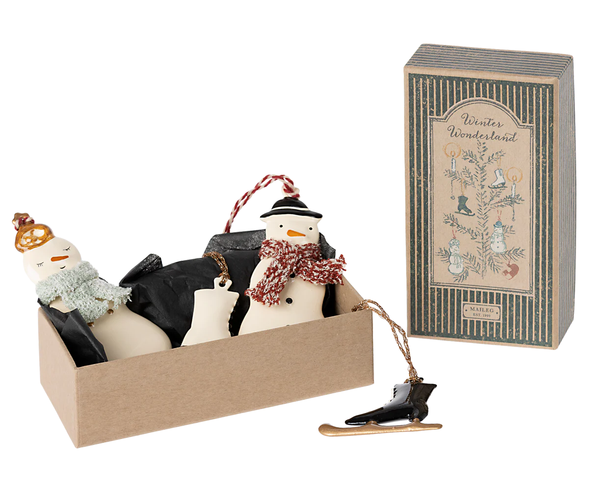 MAILEG Metallornament Set - Winter Wonderland