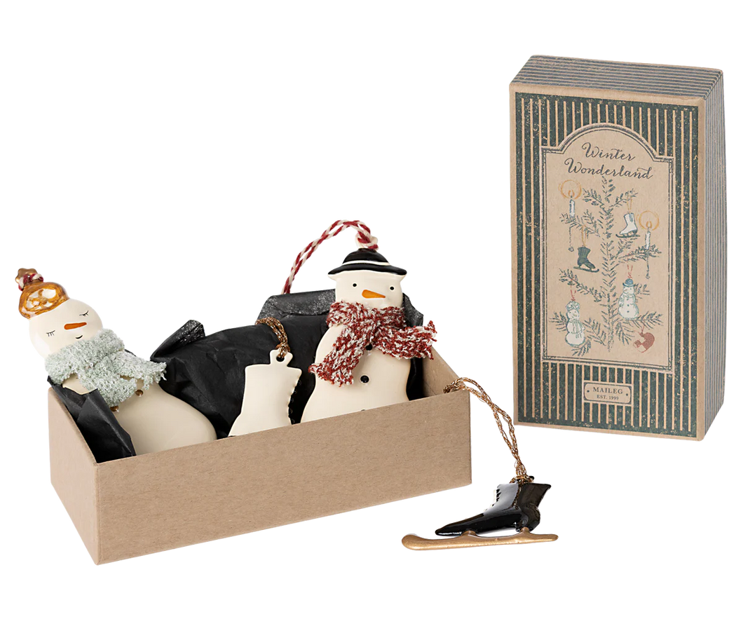 MAILEG Metallornament Set - Winter Wonderland