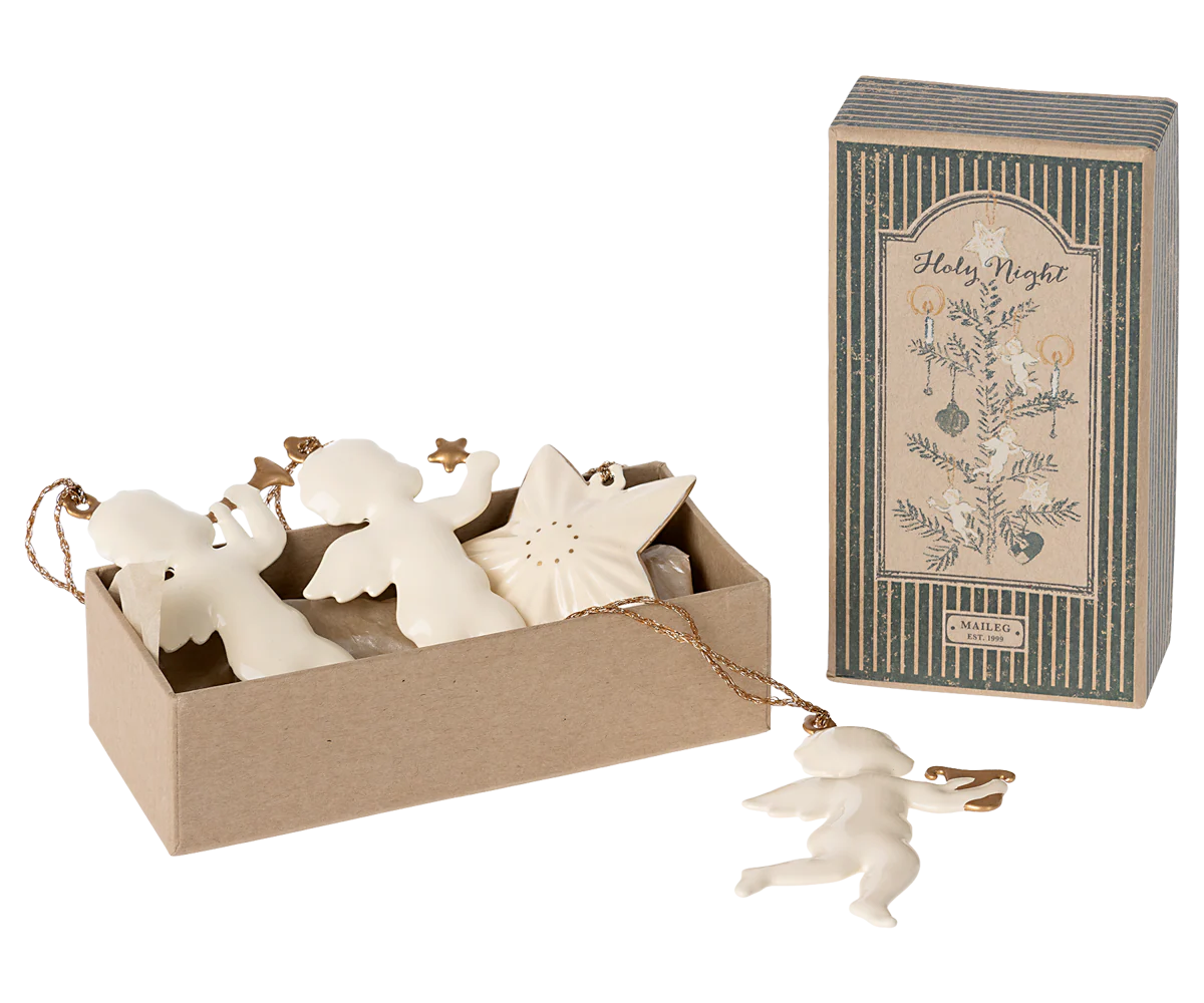 MAILEG Metallornament Set - O Holy Night