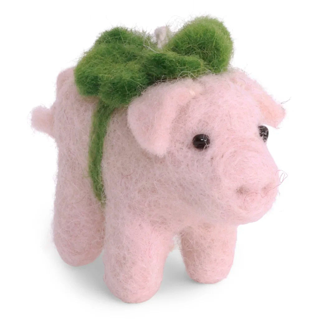EN GRY & SIF Schweinchen mit Kleeblatt