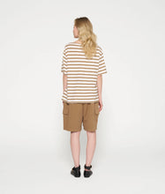 Lade das Bild in den Galerie-Viewer, 10 DAYS AMSTERDAM Short Sleeve Tee Stripes Cedar Brown
