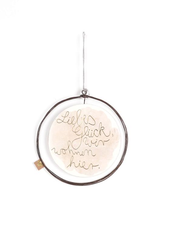GOOD OLD FRIENDS Zauberornament Liebes Glück wir wohnen hier