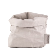 Lade das Bild in den Galerie-Viewer, UASHMAMA Paperbag Basic grau in 3 Größen
