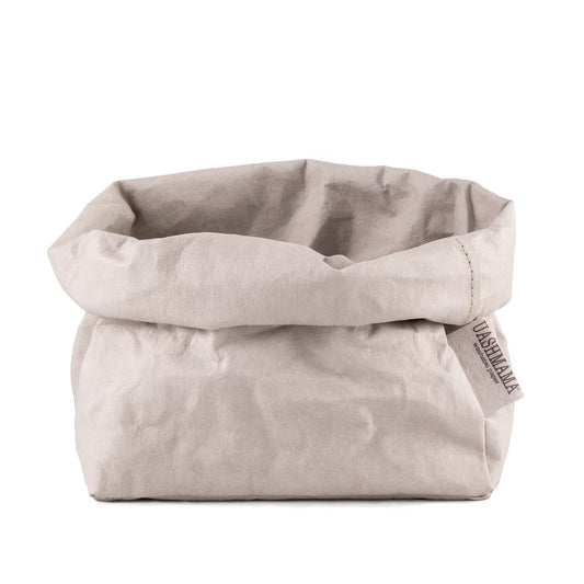 UASHMAMA Paperbag Basic grau in 3 Größen