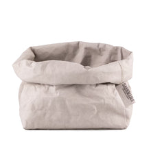 Lade das Bild in den Galerie-Viewer, UASHMAMA Paperbag Basic grau in 3 Größen
