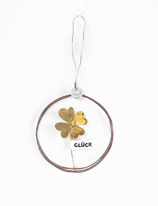 GOOD OLD FRIENDS Goldkleeornament