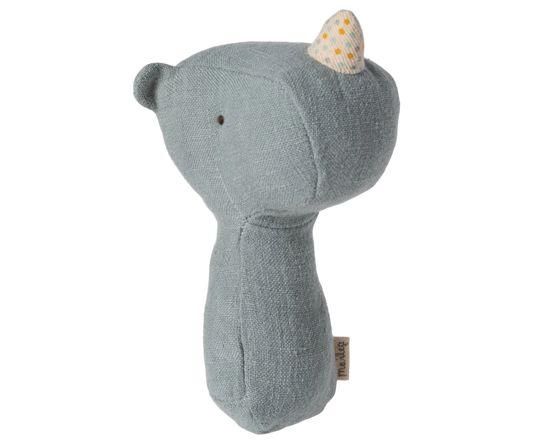 MAILEG Lullaby Friends Rassel Nashorn Blau