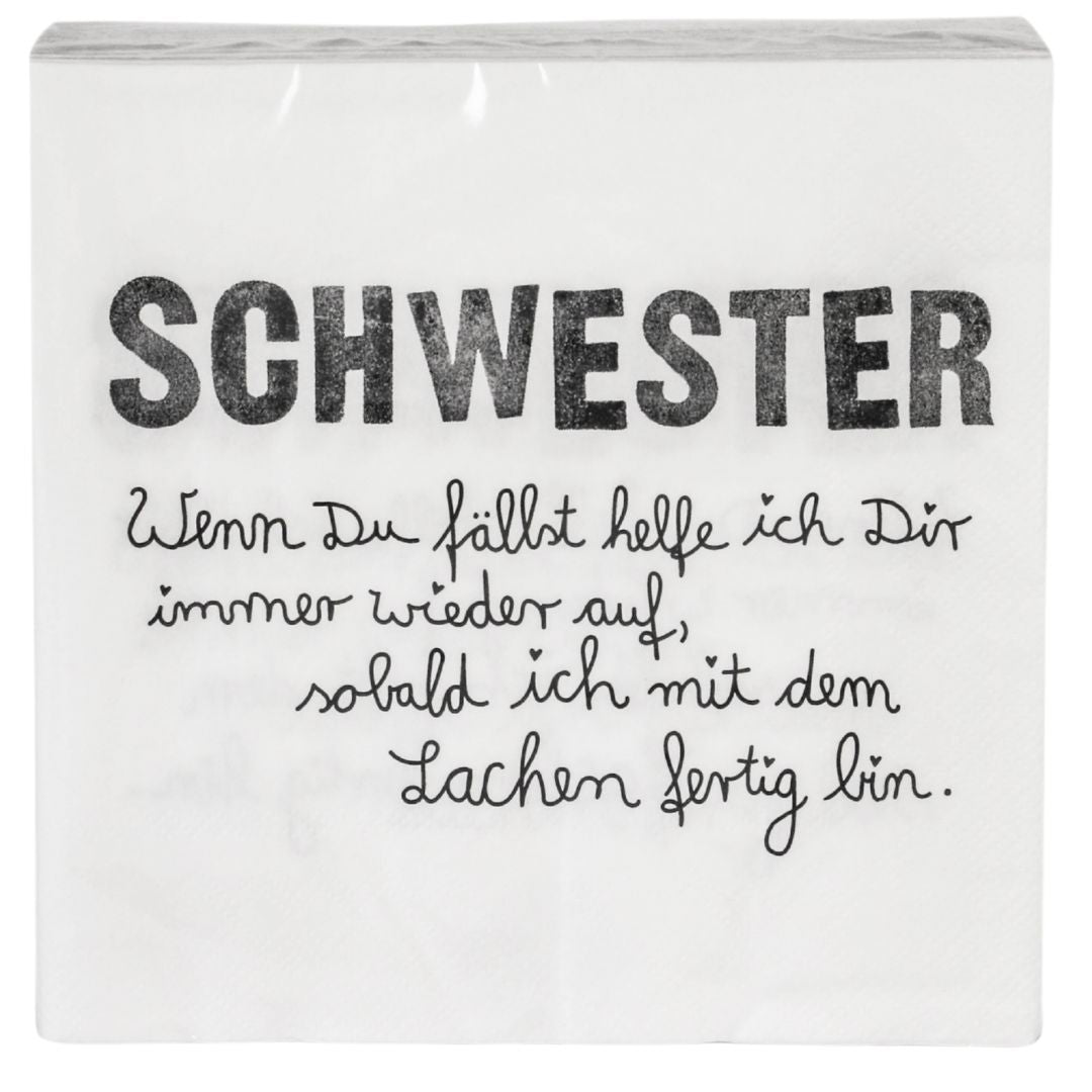 GOOD OLD FRIENDS Papierservietten Schwester
