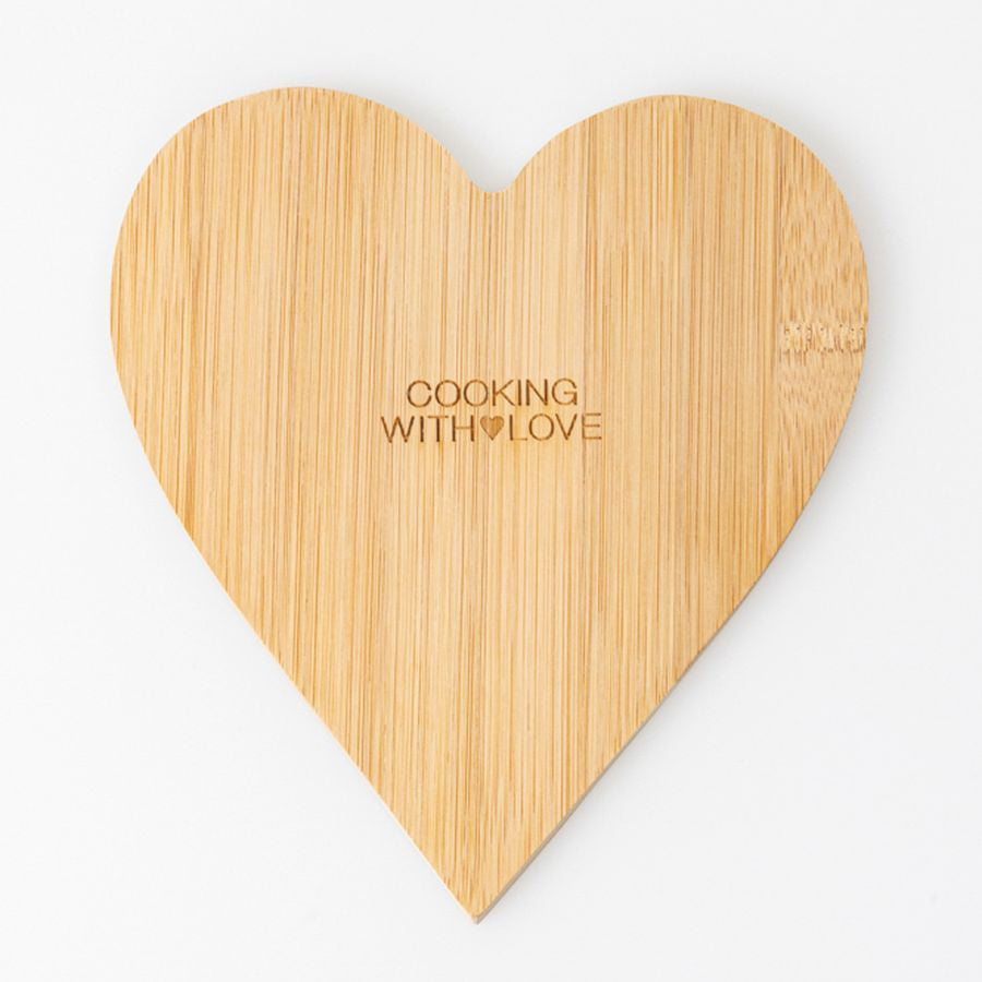 RÄDER DESIGN Bambusherz Cooking with Love