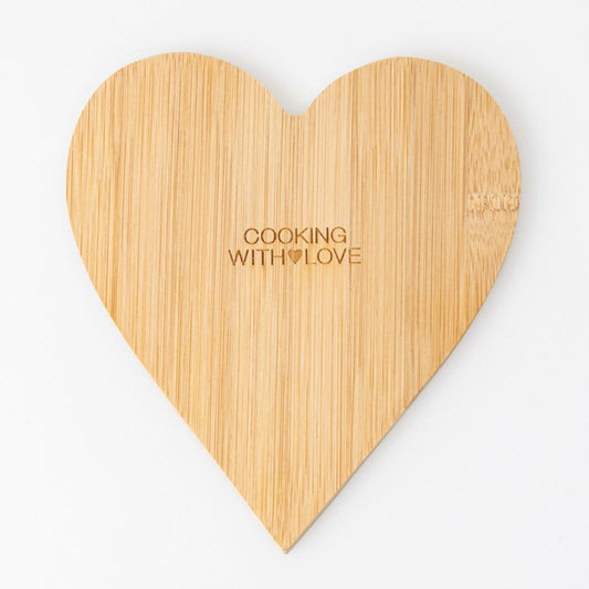 RÄDER DESIGN Bambusherz Cooking with Love