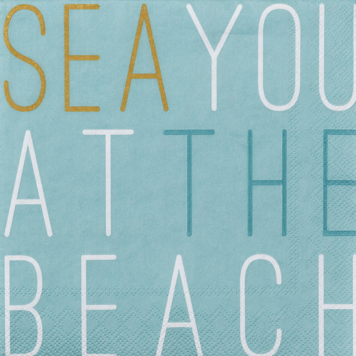 RAEDER DESIGN Cocktailservietten Sea you at the beach