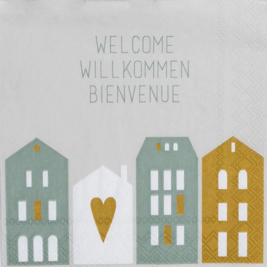 RAEDER DESIGN Cocktailervietten Welcome